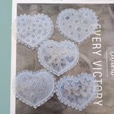 Silicone Keychain Mold Pendant Molds DIY Candy Crafts Moulds Gadgets