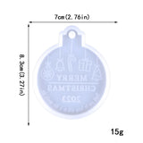 Silicone Keychain Molds Christmas Crafts Jewelry Making Tools