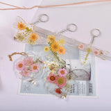 Silicone Keychain Resin Mold Flower Epoxy Casting Molds for DIY Crafts Pendant