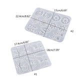 Silicone Keychain Resin Mold Star Epoxy Casting Molds for Pendant Jewelry Making