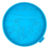 Silicone Lake View Round Plate Mold Casting Resin Molds