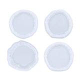 Silicone Large Tray Mold Oval/Round Coaster Epoxy Resin Casting Mould