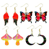 Silicone Light and Shadow Keychain Mould with Hole DIY Craft