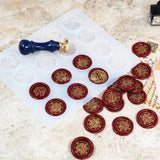 Silicone Mat Pad for Wax Seal Stamp 16-cavity with Sticky Dots