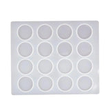 Silicone Mat Pad for Wax Seal Stamp 16-cavity with Sticky Dots