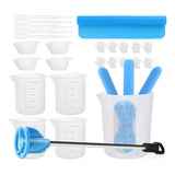 Silicone Measuring Cups For Epoxy Resin 250&100Ml, Easy Clean