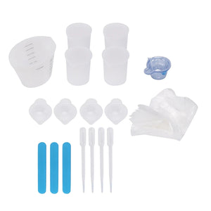 Silicone Measuring Cups For Resin, 250&100Ml, Epoxy Mixer, Color Cups