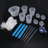 Silicone Measuring Cups For Epoxy Resin, 250&100Ml, Epoxy Mixer