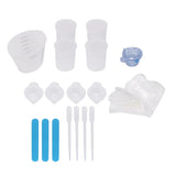Silicone Measuring Cups For Resin, 250&100Ml, Epoxy Mixer, Color Cups