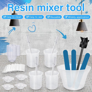 Silicone Measuring Cups for Epoxy Resin - 250&100ml