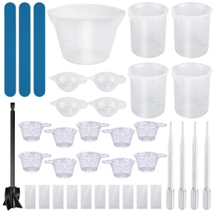 Silicone Measuring Cups for Epoxy Resin - 250&100ml