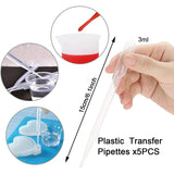 Silicone Measuring Cups For Epoxy Resin, Reusable Mixing Cups
