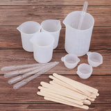 Silicone Measuring Cups For Epoxy Resin, Reusable Mixing Cups