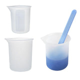 Silicone Measuring Cups Resin Mixing Cups 150ml 100ml