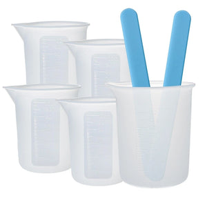 Silicone Measuring Cups Resin Mixing Cups 150ml 100ml Cups