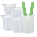Silicone Measuring Cups for Resin Graduated Cups Epoxy Mixing Cups