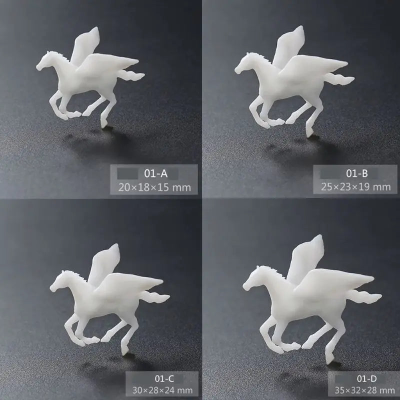 Silicone Mini Flying Horse Resin Mold for Jewelry Making