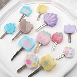 Silicone Mirror Cat Claw Key Cover Mold Epoxy Resin DIY Key Chain Set