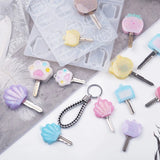 Silicone Mirror Cat Claw Key Cover Mold Epoxy Resin DIY Key Chain Set