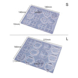 Silicone Mirror Cat Claw Key Cover Mold Epoxy Resin DIY Key Chain Set