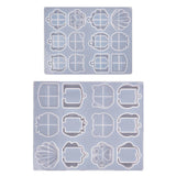Silicone Mirror Cat Claw Key Cover Mold Epoxy Resin DIY Key Chain Set