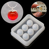 Silicone Mold 12mm Ball DIY Jewelry Necklace Pendant Making Tools