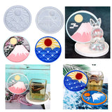Silicone Mold Art Cup Mat DIY Mold Ornament Mold Decoration Tools