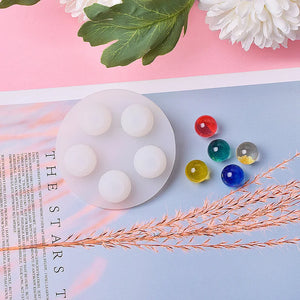 Silicone Mold Beads Pendant Epoxy Resin Clear Necklace Jewelry Making