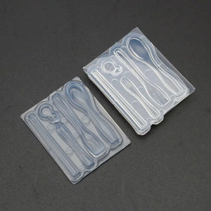 Silicone Mold Chopsticks Spoons Forks Mold DIY Supplies Necessary Home Ornaments
