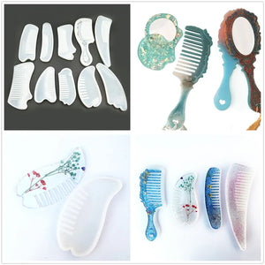 Silicone Mold Comb Casting DIY Jewelry Resin Mould Handcraft Epoxy Accessories