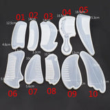 Silicone Mold Comb Casting DIY Jewelry Resin Mould Handcraft Epoxy Accessories