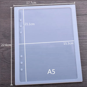 Silicone Mold DIY Crafts Notebook Shaped A5A6A7 Mirror Jewelry Making