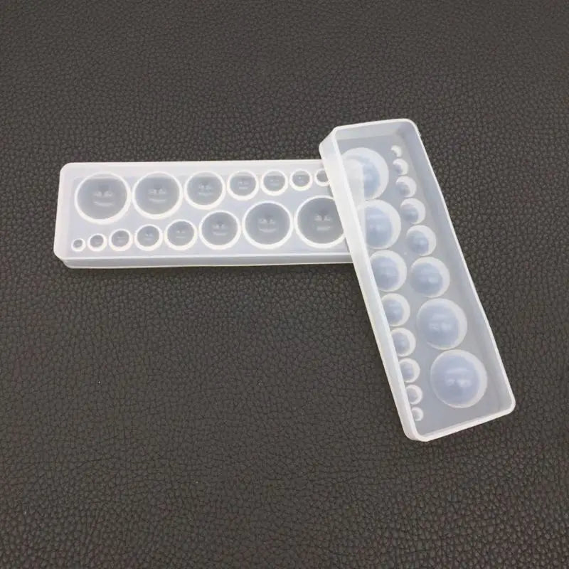DIY Crystal Epoxy Resin Molds Round Cake Fondant Chocolate Tools