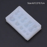 Silicone Mold DIY Crystal Jewelry Making Tool Nail Beauty Epoxy Resin