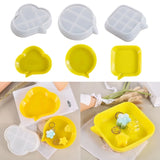 Silicone Storage Tray Dish Jewelry Mold DIY Container Ring Trinket Plate