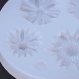 Silicone Mold DIY Jewelry Making Floral Flower Pendant Mirror Epoxy Resin Crafts