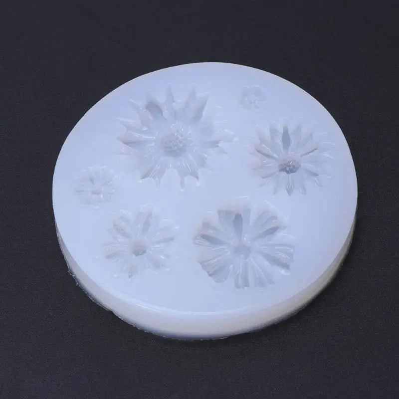 Silicone Mold DIY Jewelry Making Floral Flower Pendant Mirror Epoxy Resin Crafts