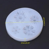 Silicone Mold DIY Jewelry Making Floral Flower Pendant Mirror Epoxy Resin Crafts