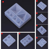 Silicone Mold DIY Jewelry Making Geometric Crafts Mirror Decorative