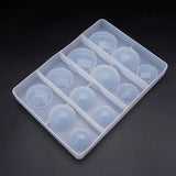 Silicone Mold DIY Jewelry Making Stone Pendant Geometric Shape Round Molds