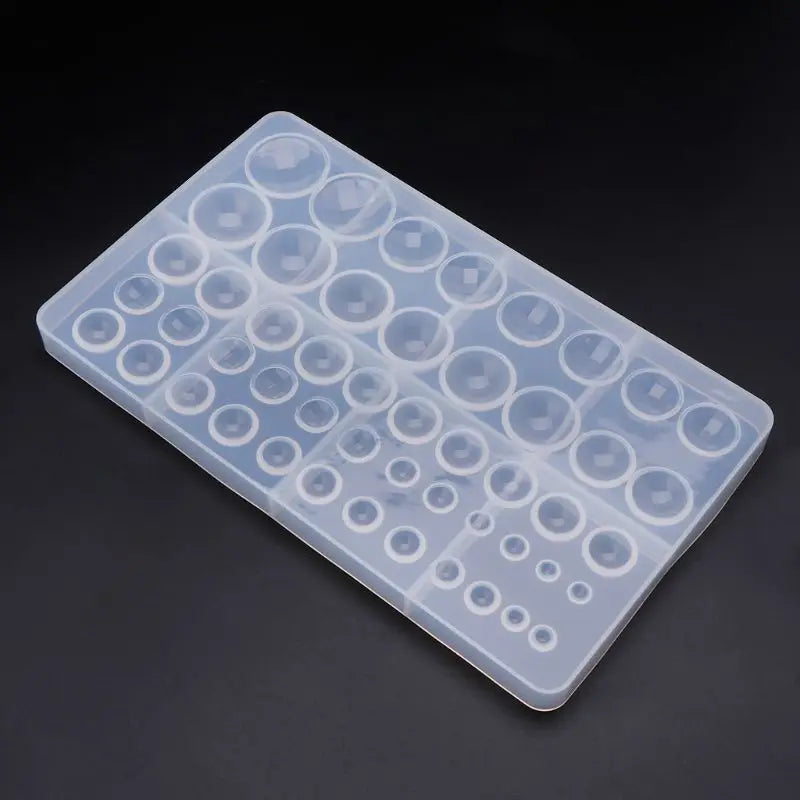 Silicone Mold DIY Jewelry Making Stone Pendant Geometric Shape Round Molds