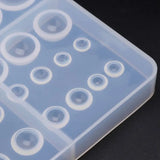 Silicone Mold DIY Jewelry Making Stone Pendant Geometric Shape Round Molds