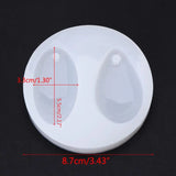 Silicone Mold DIY Oval Water Drop Pendant Making Tool