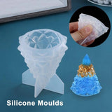 Silicone Mold Christmas Tree Light Holder DIY Epoxy Resin Crafts