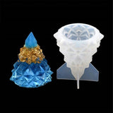 Silicone Mold Christmas Tree Light Holder DIY Epoxy Resin Crafts