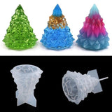 Silicone Mold Christmas Tree Light Holder DIY Epoxy Resin Crafts