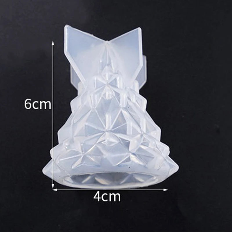 Silicone Mold Christmas Tree Light Holder DIY Epoxy Resin Crafts