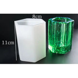 Silicone Mold DIY Pen Holder Desk Organizer Epoxy Resin Crafts Molds
