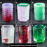 Silicone Mold DIY Pen Holder Desk Organizer Epoxy Resin Crafts Molds