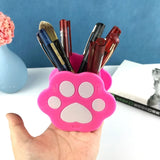 Silicone Mold Pen Holder Desk Organizer Epoxy Resin Crafts Cup
